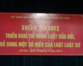 Sở Tư pháp tổ chức Hội nghị triển khai thi hành Luật sửa đổi, bổ sung một số điều của Luật Luật sư