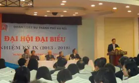 Luật sư Hà Nội có chủ nhiệm mới thông qua đại hội đại biểu nhiệm kỳ IX