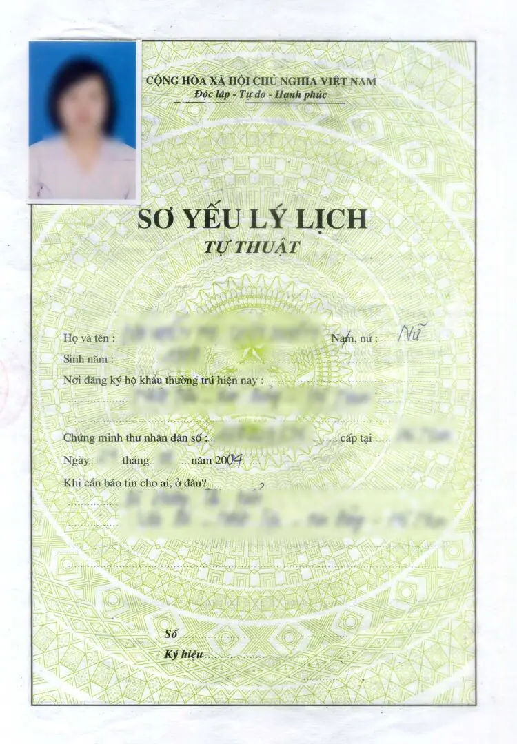 Lý lịch tự thuật
