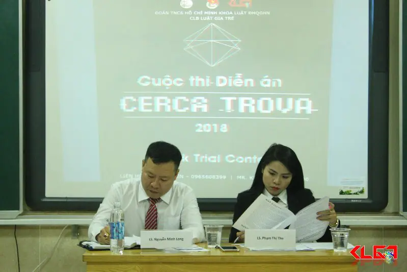 Luật sư Nguyễn Minh Long khách mời vòng Bán Kết Cuộc thi Diễn Án CERCA TROVA 2018 Luật sư Nguyễn Minh Long khách mời vòng Bán Kết Cuộc thi Diễn Án CERCA TROVA 2018