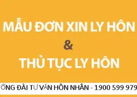 Văn phòng luật sư cung cấp phom mẫu đơn thuận tình ly hôn