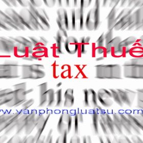 Văn bản quy phạm Luật Thuế 2011