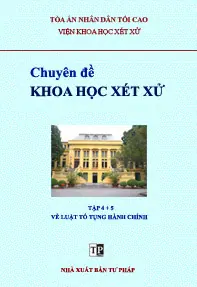 Chuyên đề KHXX: Luật tố tụng hành chính