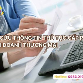 Tra cứu thông tin thủ tục cấp phép kinh doanh thương mại