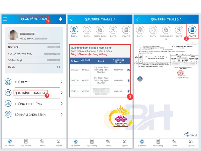 Cách tra cứu BHXH trên ứng dụng VssID