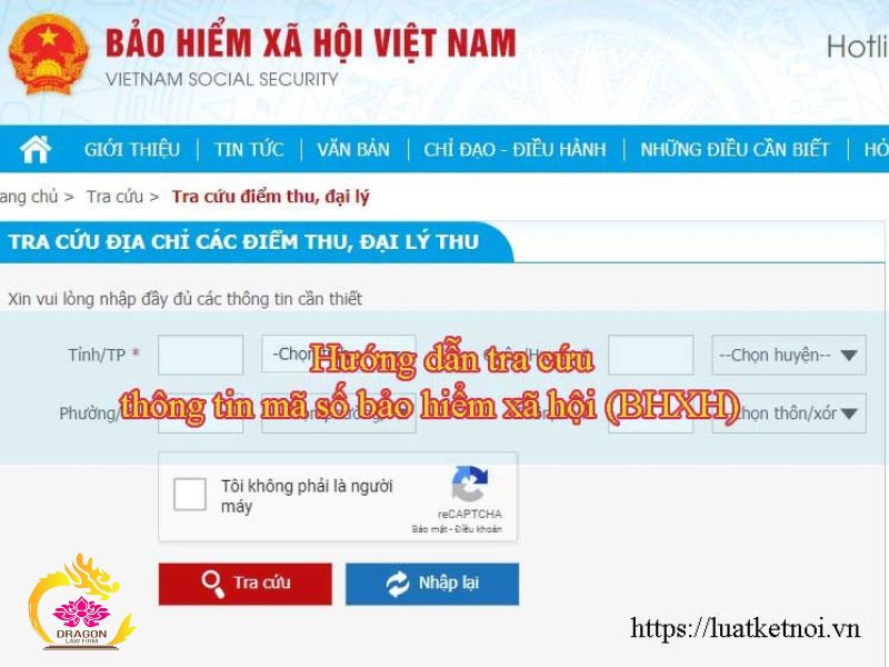 Tra cứu BHXH qua Website của BHXH Việt Nam