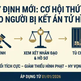 Quy định mới giúp người bị kết án tử hình có cơ hội được chuyển sang án tù chung thân