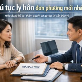 Thủ tục ly hôn đơn phương mới nhất: Hồ sơ, quy trình, thẩm quyền và lưu ý quan trọng