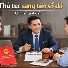 Thủ tục sang tên sổ đỏ chi tiết từ A đến Z: Hồ sơ, chi phí, thời gian và lưu ý cần biết