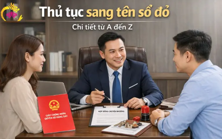 Thủ tục sang tên sổ đỏ chi tiết từ A đến Z: Hồ sơ, chi phí, thời gian và lưu ý cần biết