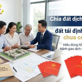 Chia đất dịch vụ, đất tái định cư chưa có sổ thế nào?