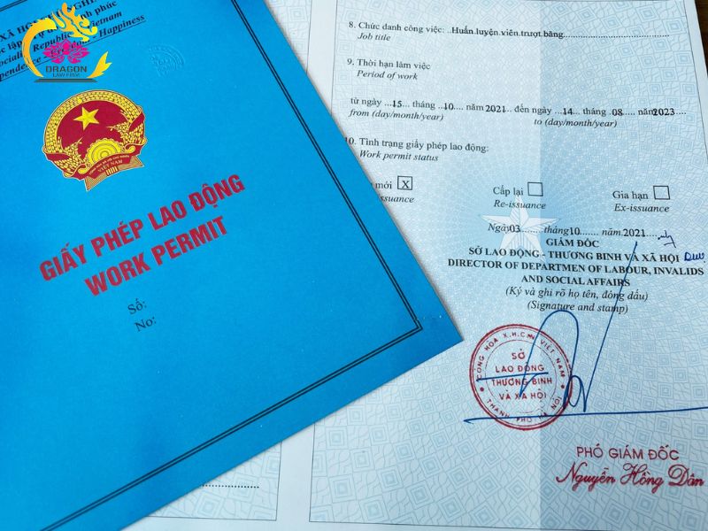 Giấy phép lao động cho người nước ngoài mới nhất Giấy phép lao động cho người nước ngoài