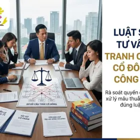 Luật sư tư vấn tranh chấp cổ đông công ty uy tín
