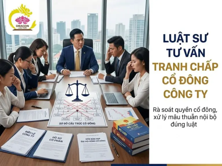Luật sư tư vấn tranh chấp cổ đông công ty uy tín