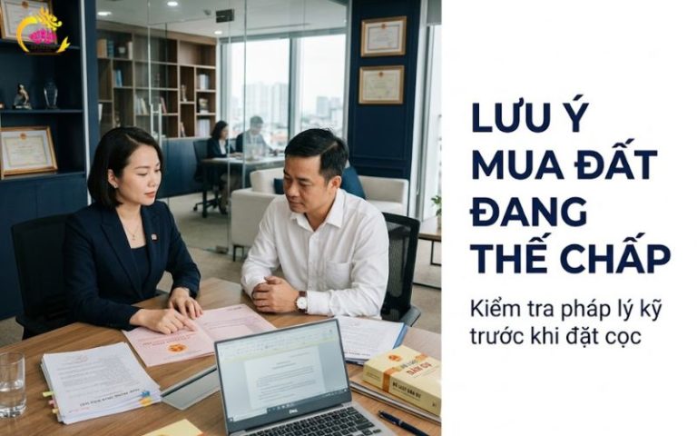 lưu ý mua đất đang thế chấp