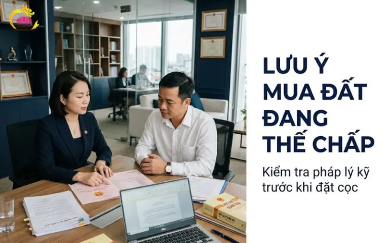 Lưu ý mua đất đang thế chấp để tránh mất tiền oan