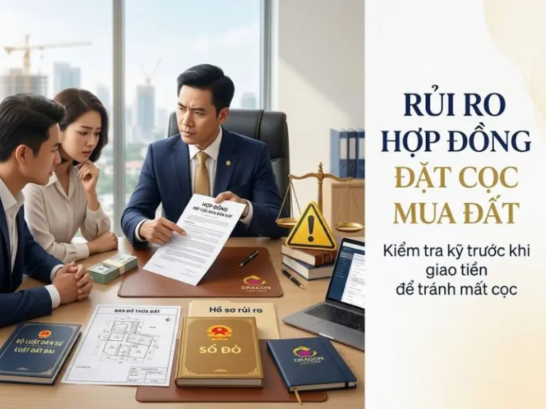 Rủi ro hợp đồng đặt cọc mua đất cần biết trước khi ký