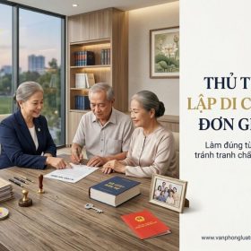 Thủ tục lập di chúc đơn giản, đúng luật, dễ thực hiện