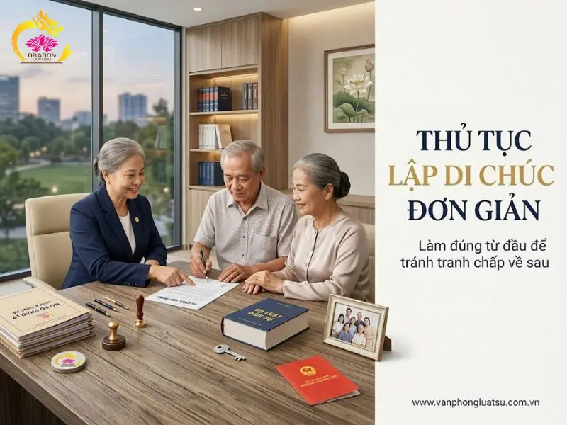 Thủ tục lập di chúc đơn giản, đúng luật, dễ thực hiện Thủ tục lập di chúc đơn giản