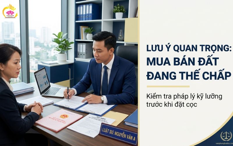 lưu ý mua đất đang thế chấp