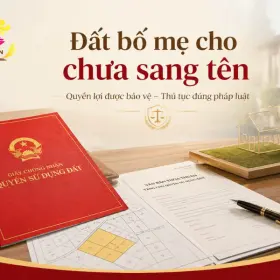 Đất bố mẹ cho chưa sang tên có đòi lại được không?