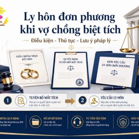 Ly hôn đơn phương khi vợ chồng biệt tích có được không?