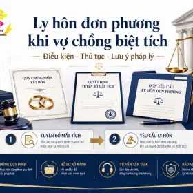 Ly hôn đơn phương khi vợ chồng biệt tích có được không?
