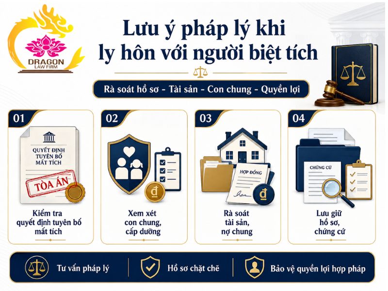 Ly hôn đơn phương khi vợ chồng biệt tích có được không?
