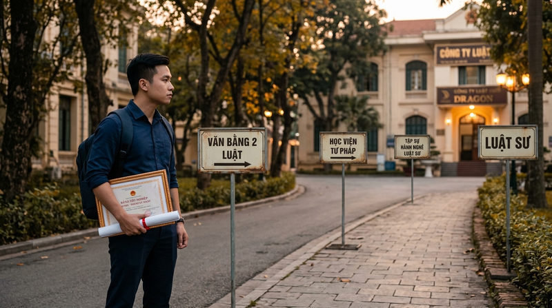 Lộ trình chuẩn cho người học trái ngành làm luật sư