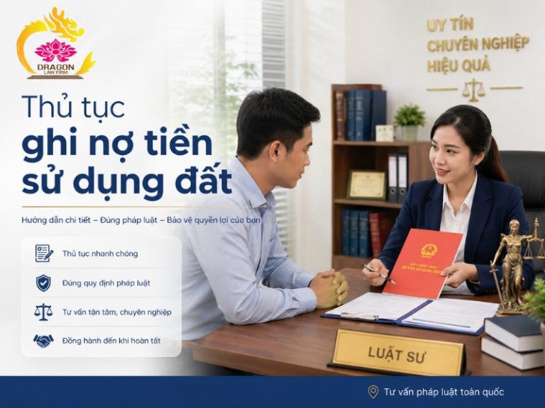 Hồ sơ, điều kiện của thủ tục ghi nợ tiền sử dụng đất