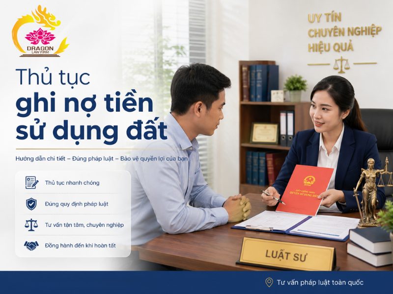 Hồ sơ, điều kiện của thủ tục ghi nợ tiền sử dụng đất