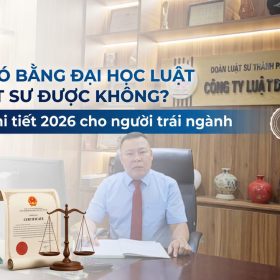 Không có bằng đại học luật làm luật sư được không?
