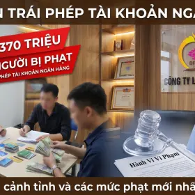 Mua bán trái phép tài khoản ngân hàng: Phạt 370 triệu