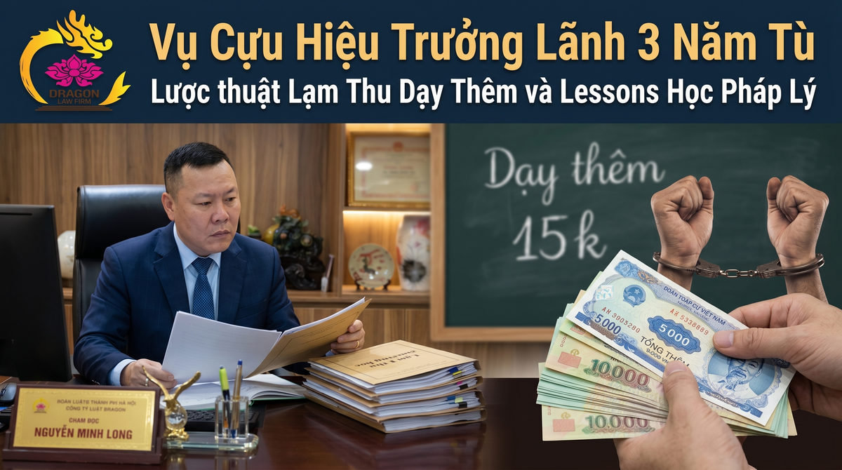 Vụ cựu hiệu trưởng lãnh 3 năm tù vì lạm thu dạy thêm