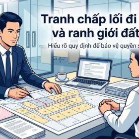 Cách xử lý tranh chấp lối đi chung và ranh giới đất đúng luật