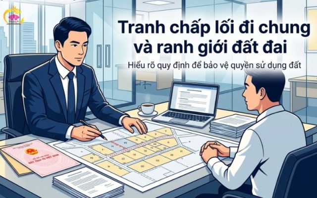 Tranh chấp lối đi chung và ranh giới đất