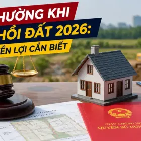 Bồi thường khi thu hồi đất 2026: Quyền lợi cần biết