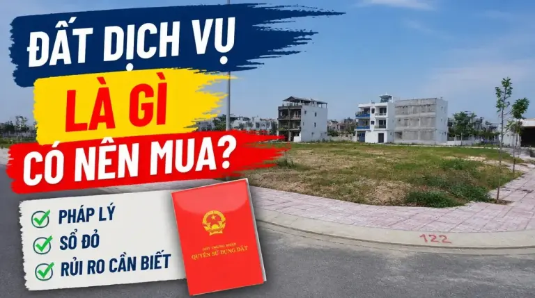 Đất dịch vụ là gì có nên mua? Pháp lý, rủi ro cần biết