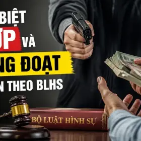 Phân biệt cướp và cưỡng đoạt tài sản theo Điều 168, 170 BLHS