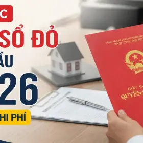 Thủ tục cấp sổ đỏ lần đầu 2026: Hồ sơ, chi phí, thời gian