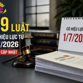 29 Luật có hiệu lực từ 1/7/2026 cần lưu ý