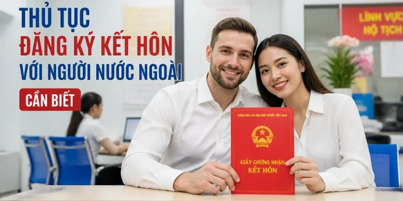 thủ tục đăng ký kết hôn với người nước ngoài
