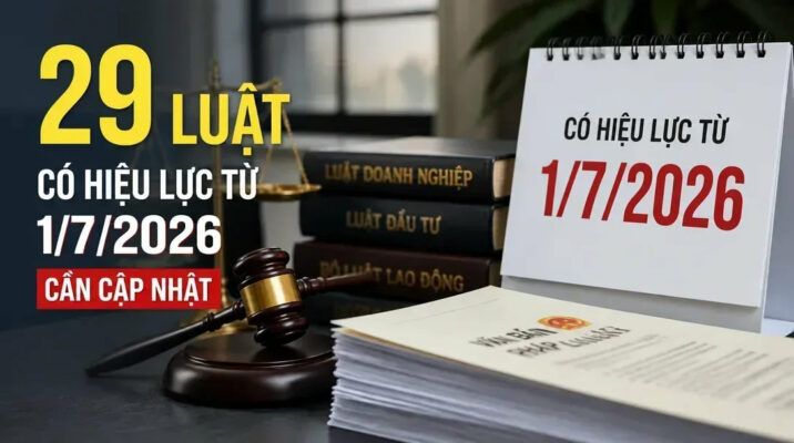 29 Luật có hiệu lực từ 1/7/2026