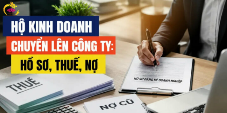 Hộ kinh doanh chuyển lên công ty: Hồ sơ, thủ tục và lưu ý mới nhất