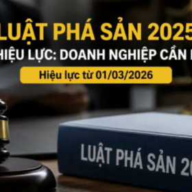Luật phá sản 2025 có hiệu lực từ khi nào? Những điểm mới doanh nghiệp cần biết