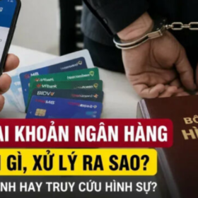 Mua bán tài khoản ngân hàng phạm tội gì? Mức phạt mới nhất năm 2026