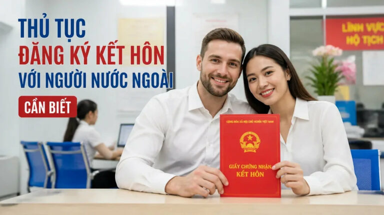 Thủ tục đăng ký kết hôn với người nước ngoài mới nhất 2026