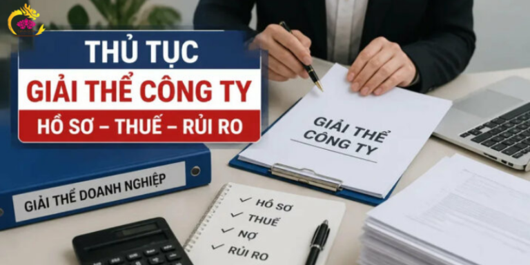 Thủ tục giải thể công ty mới nhất: Hồ sơ, quy trình và lưu ý về thuế