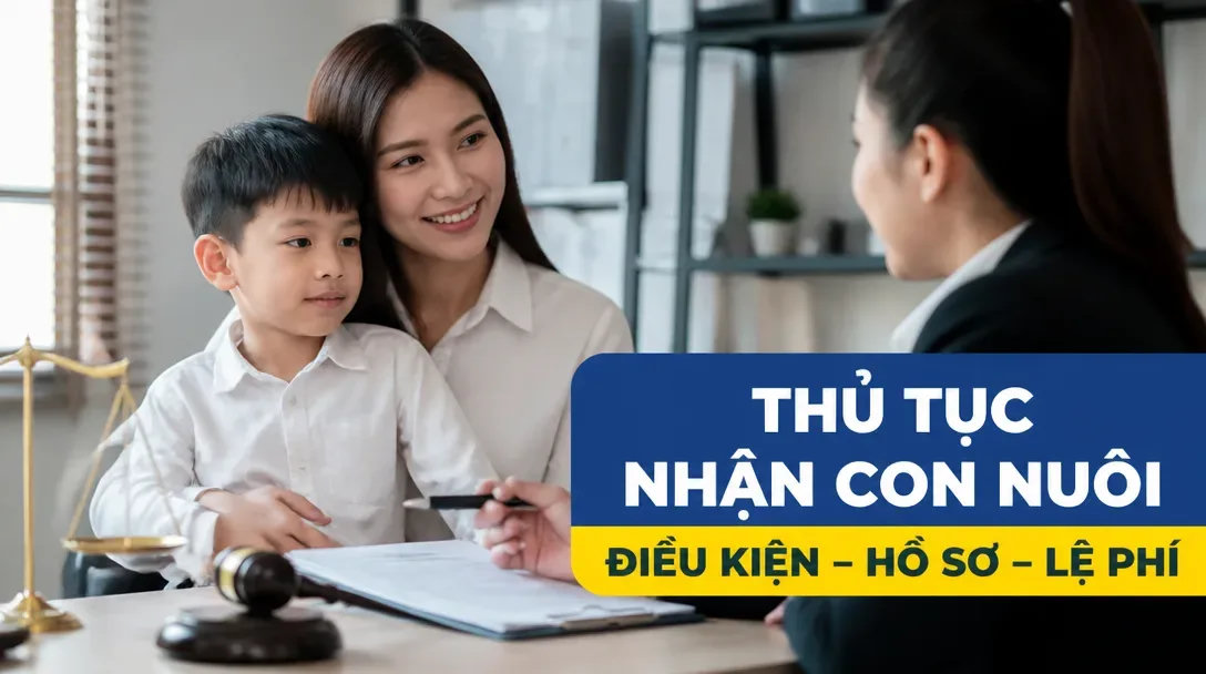 Thủ tục nhận con nuôi 2026: Điều kiện, hồ sơ và trình tự thực hiện