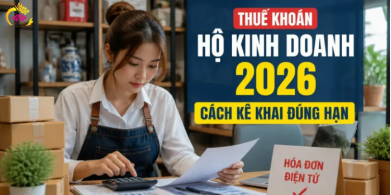 Thuế khoán hộ kinh doanh 2026: Đã bỏ và cách tính thuế mới